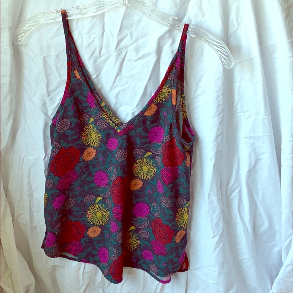 American Apparel Flower Print Tank Top 🌺